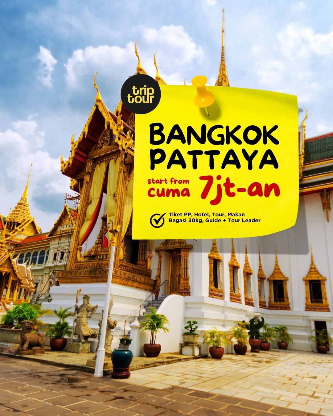  Asia Bangkok Pattaya 5 Days By GA